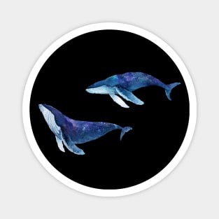 Hydro Flask stickers - ocean blue whale galaxy space | Sticker pack set Magnet